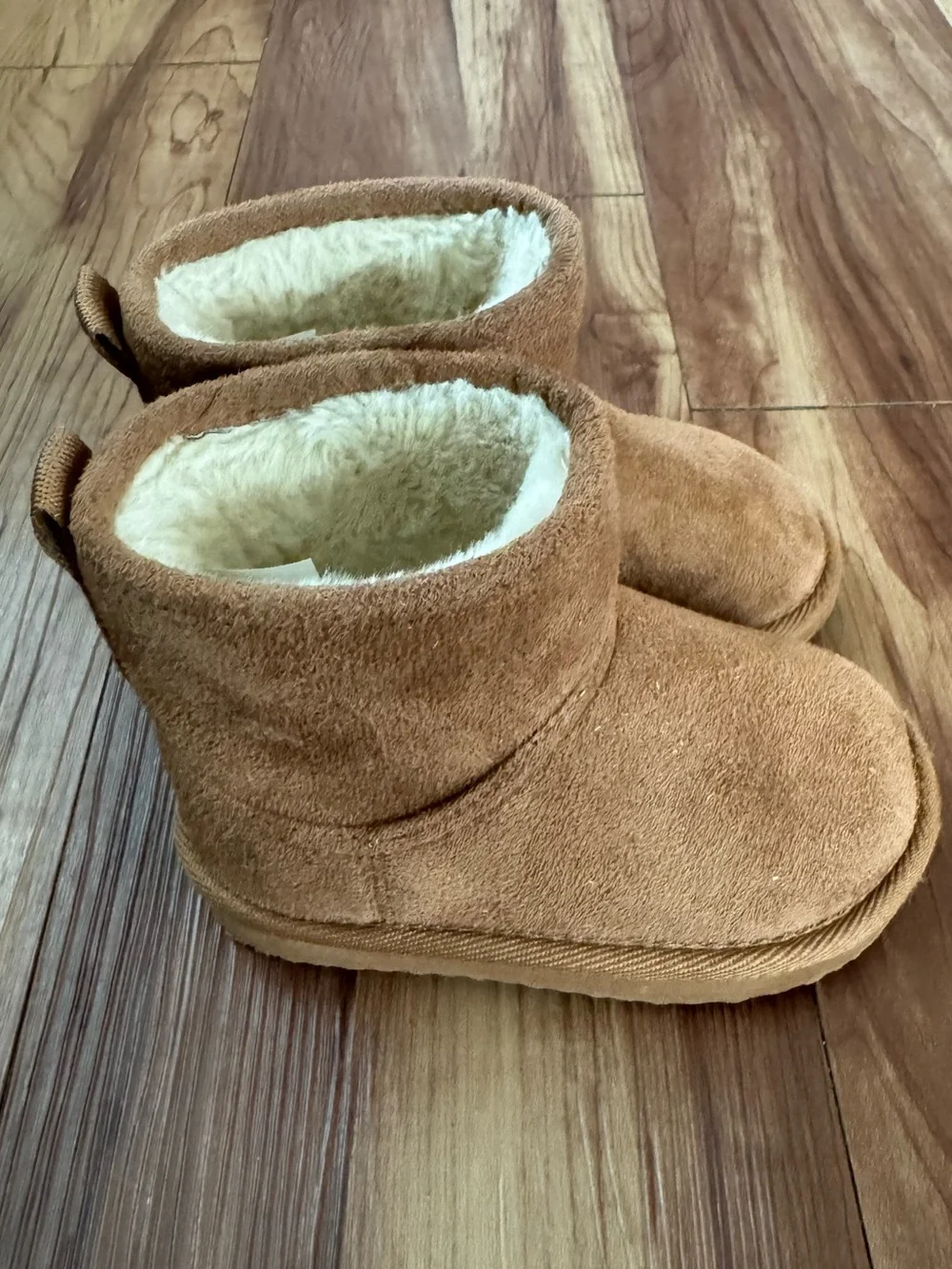 H&M Toddler Brown Faux Suede Boots Size 7.5